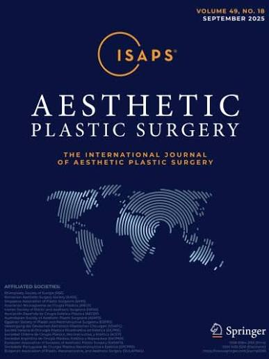 Aesthetic Plastic Surgery journal cover