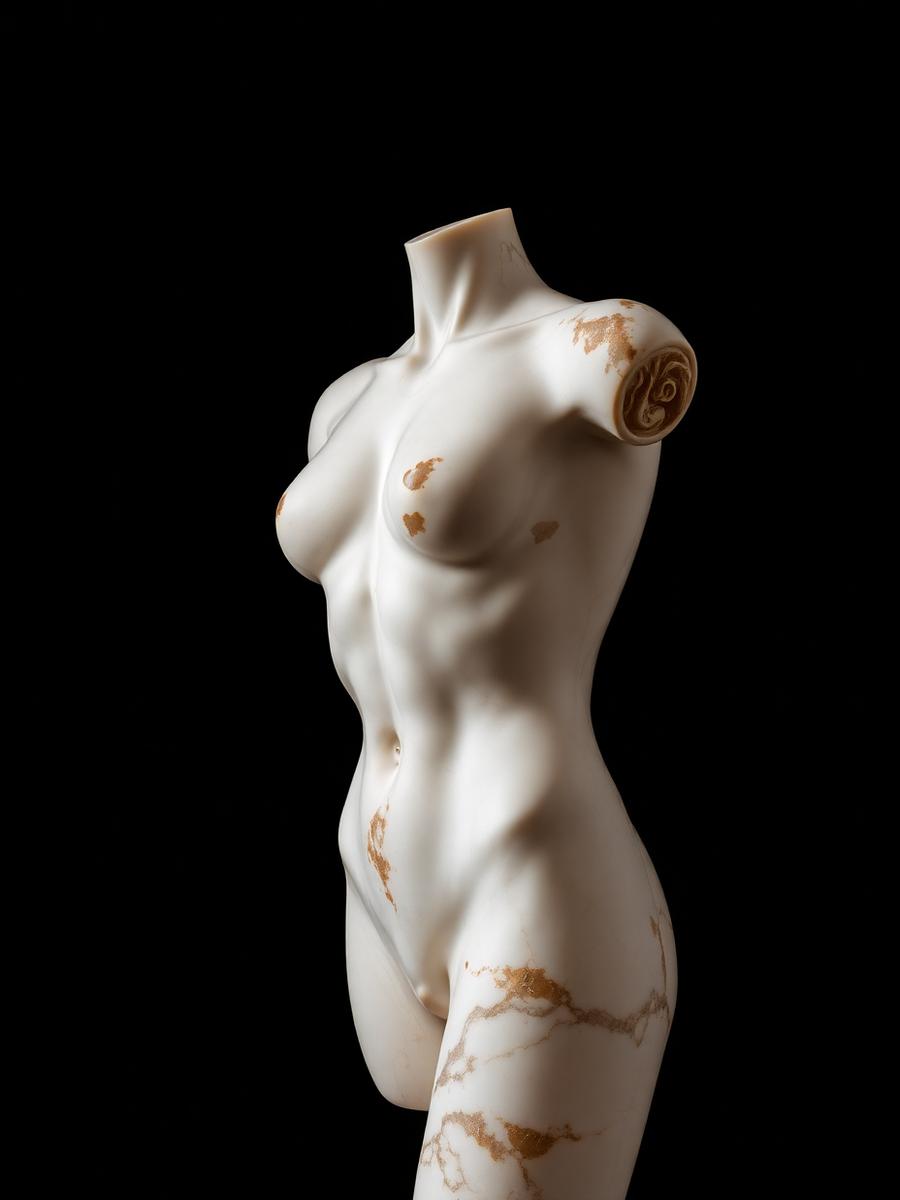 Sculptural image representing body contouring surgery